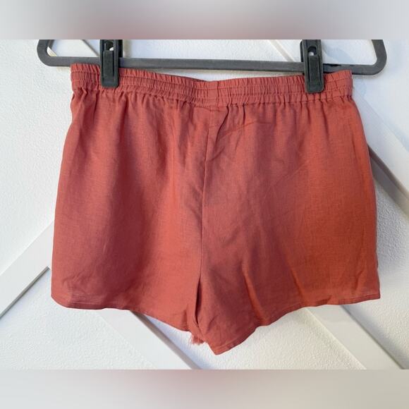 NWT Andie Swim The Graciosa Linen Blend Shorts Sunset Size XS - Picture 3 of 7